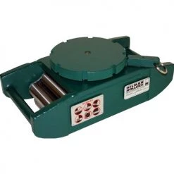 Hilman Rollers 15-Ton Capacity Roller with Swivel-Locking-Smooth Top 15-SLS