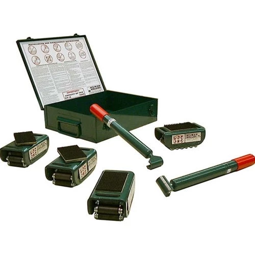 Hilman Rollers 2 Ton Deluxe Nyton Riggers Kit 2 Swivel/ 2 Rigid KNRS-2-2S/2R 4 Hilman Rollers 2 Ton Deluxe Nyton Riggers Kit 2 Swivel/ 2 Rigid KNRS-2-2S/2R - Image 2