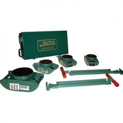 Hilman Rollers 8 Ton Deluxe Nyton Riggers Kit Swivel Locking Pad KNRS-8-SLP