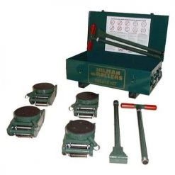Hilman Rollers 30 Ton FT Deluxe Riggers Kit 4 Pad Swivels KRS-30-SLP