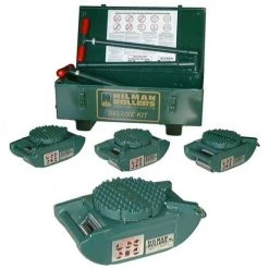 Hilman Rollers 40 Ton FT Deluxe Riggers Kit 4 Diamond Swivels KRS-40-SLD