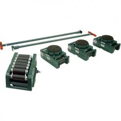 Hilman Rollers 40 Ton Nyton Riggers Kit Swivel Locking Pad NRS-40-SLP