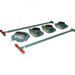 Hilman Rollers 8 Ton Nyton Riggers Kit Swivel Locking Pad NRS-8-SLP